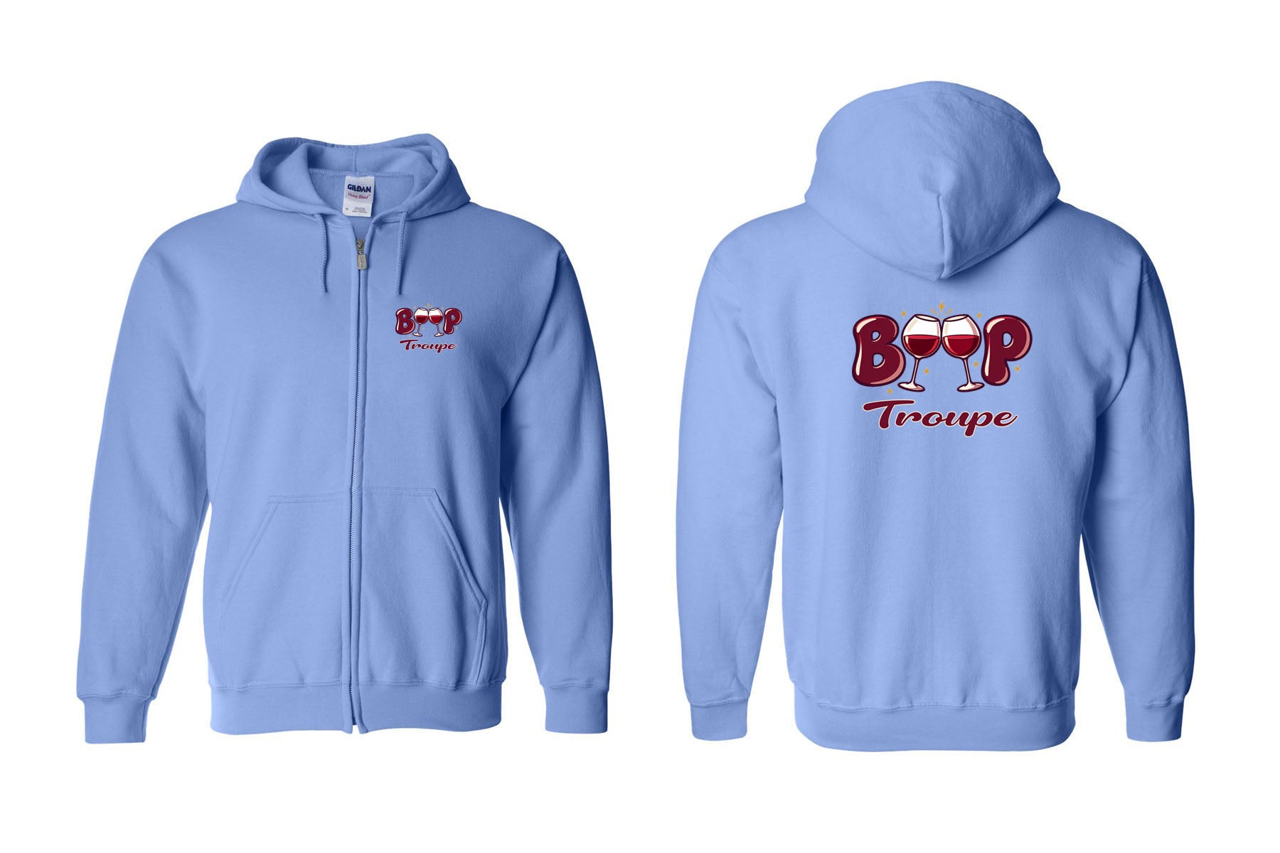 Boop design 1 Zip up Sweatshirt