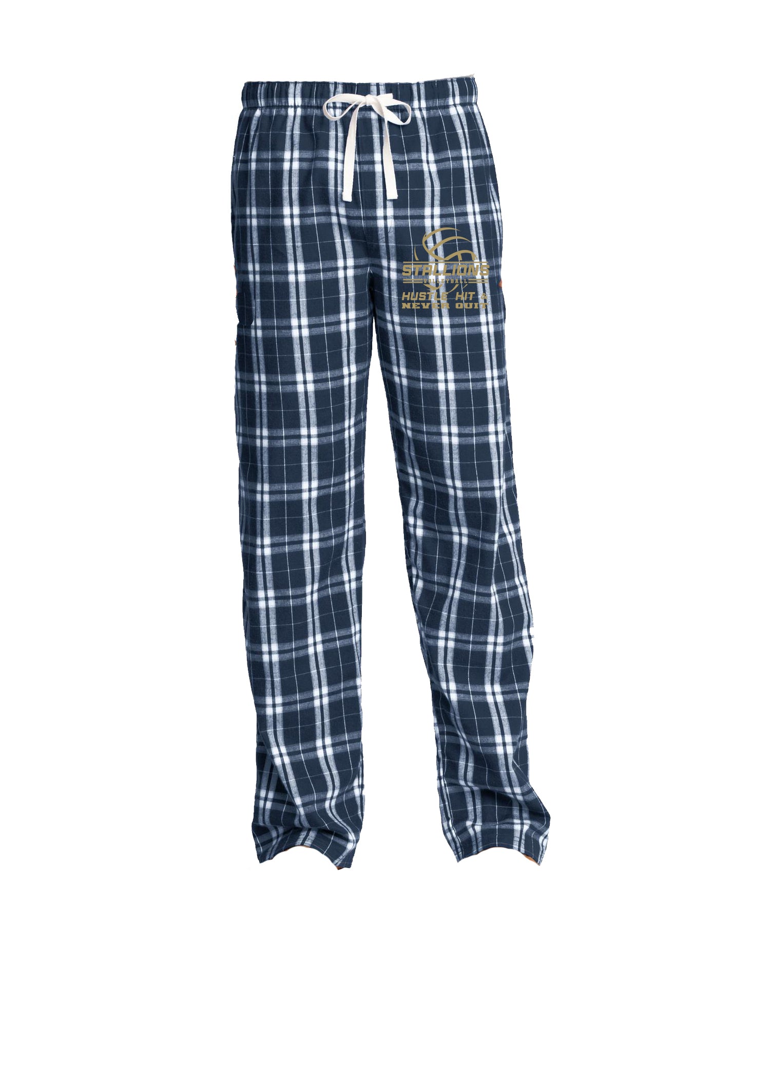 NMB Christian School Volleyball Flannel PJ Sweatpants Design 1