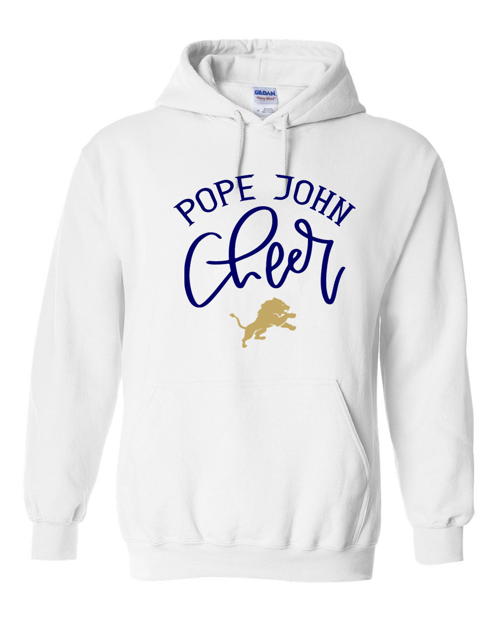 Pope John Cheer Design 8 Hooded Sweatshirt