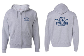 NMB Christian School Basketball design 1 Zip up Sweatshirt