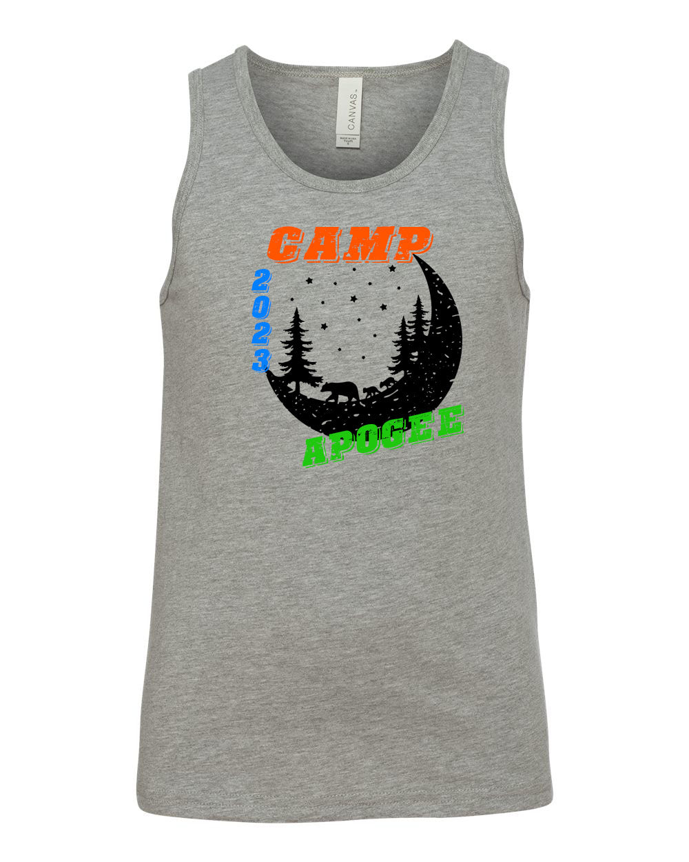 Hilltop Camp design 1 Muscle Tank Top
