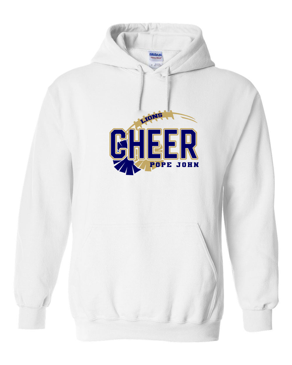 Pope John Cheer Design 7 Hooded Sweatshirt