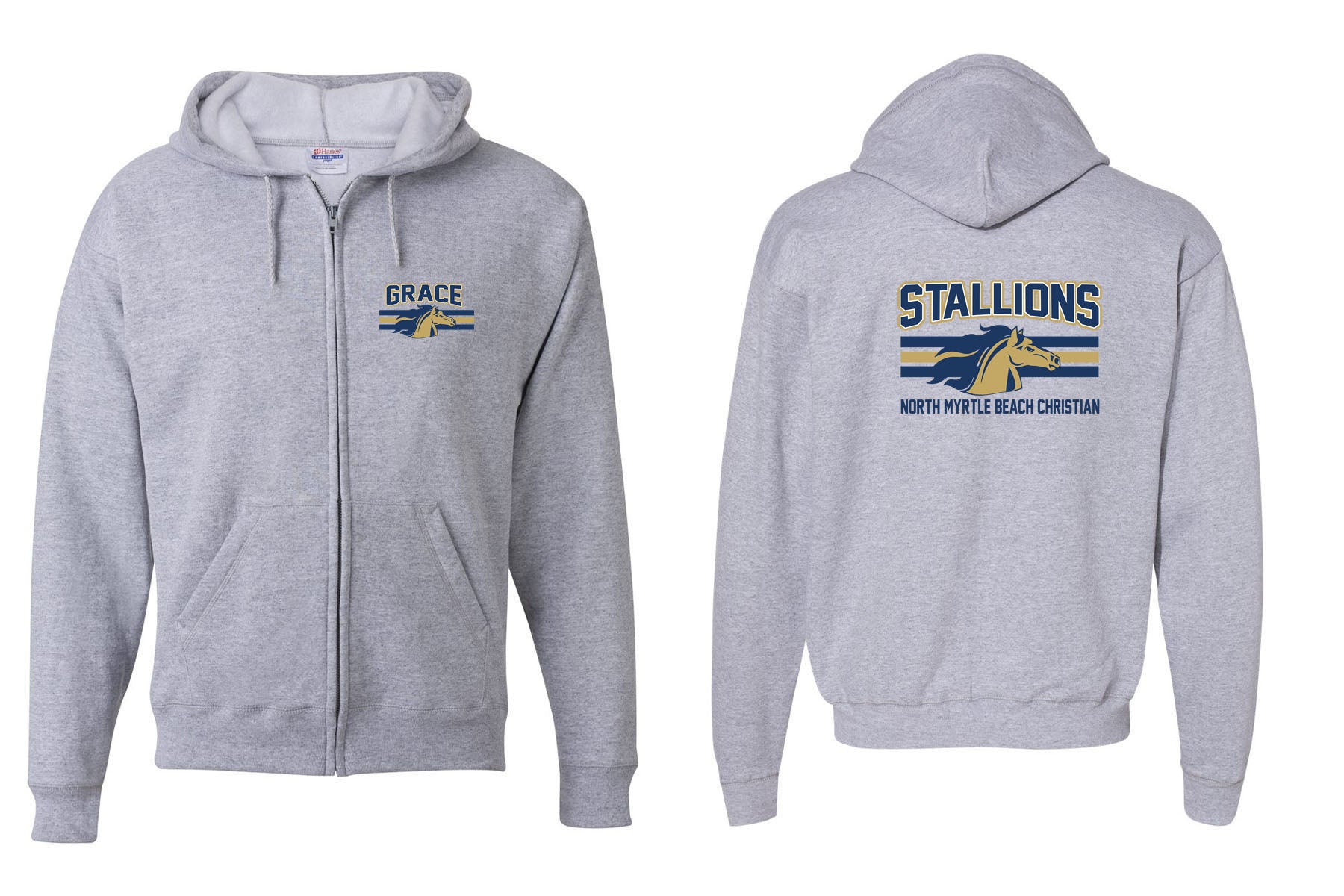 NMB Christian School design 1 Zip up Sweatshirt