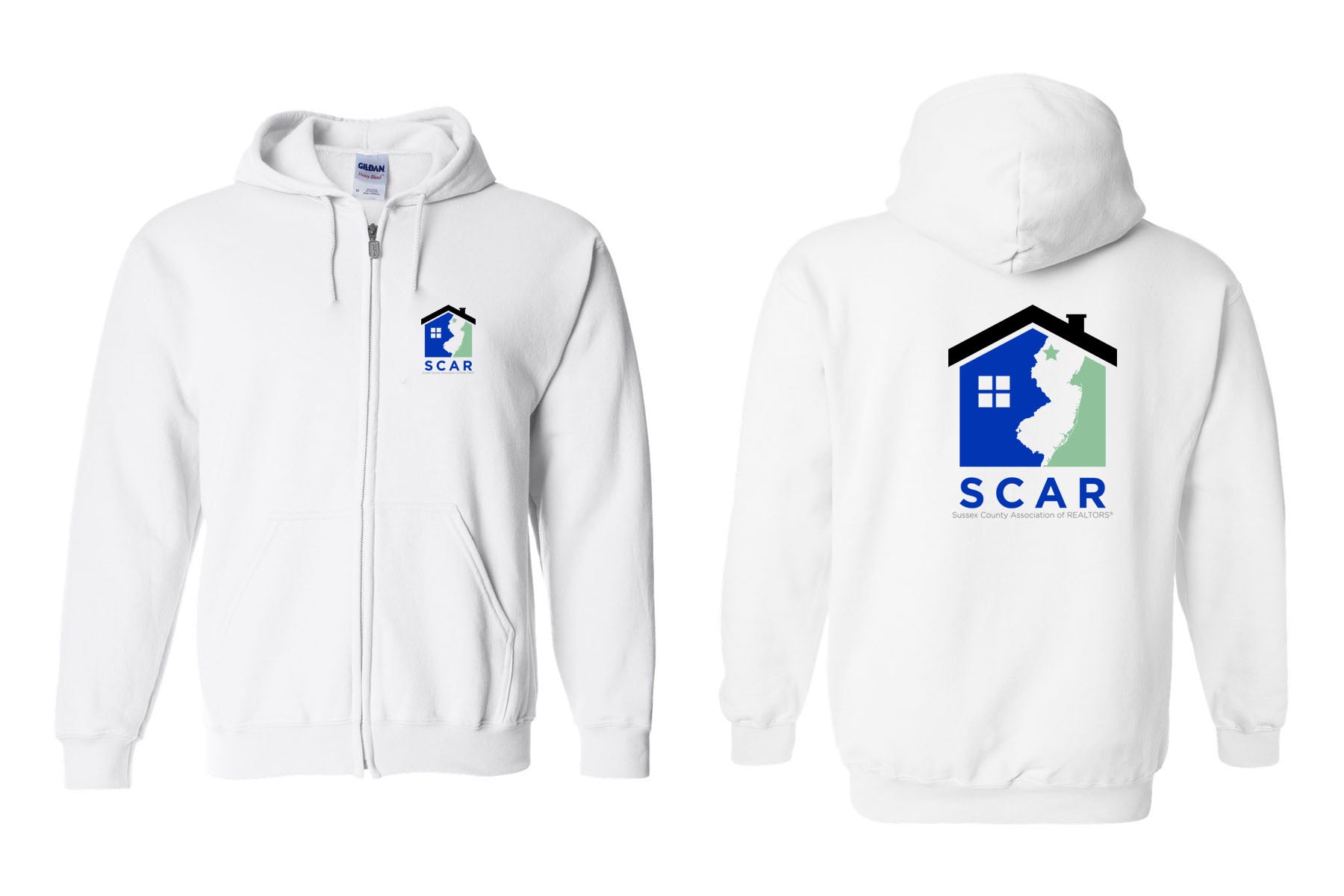 SCAR Design 5 Zip up Sweatshirt