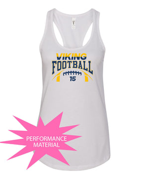 Vikings Football Design 8 Performance Racerback Tank Top