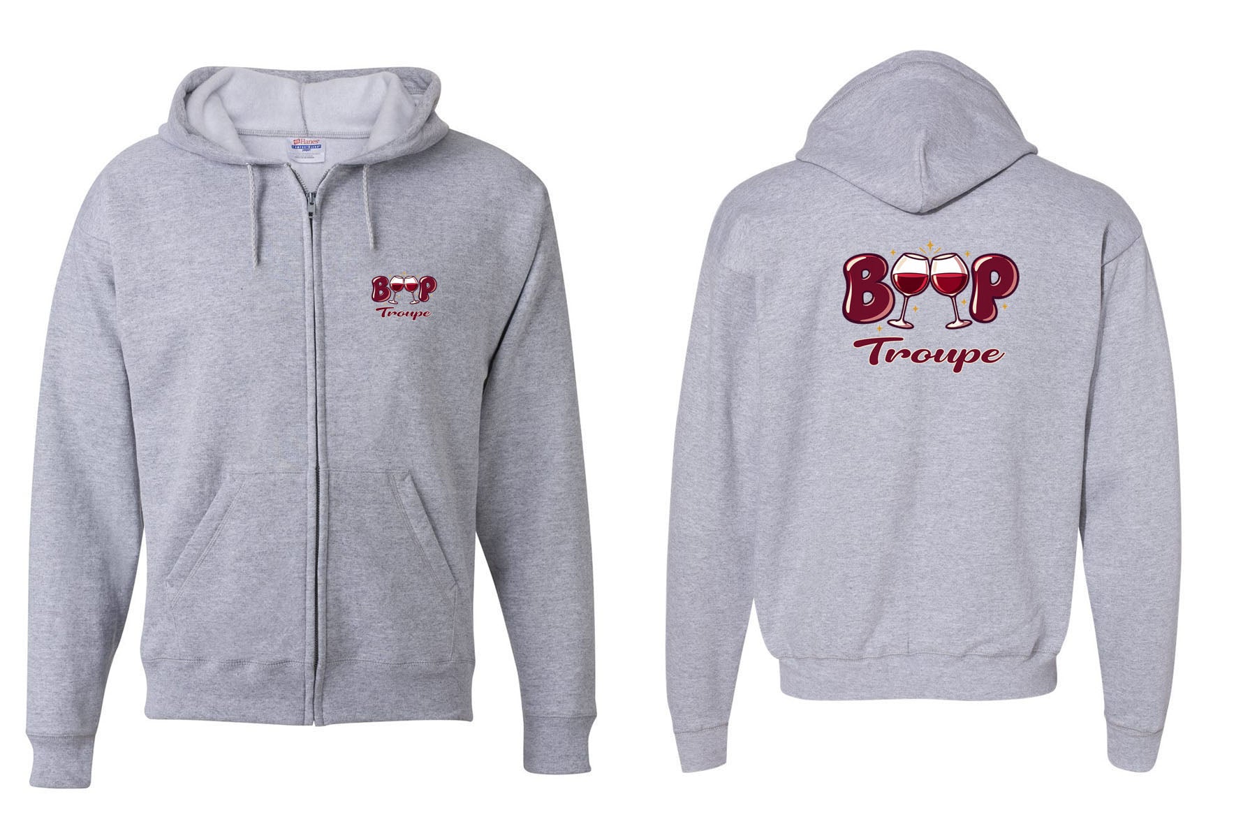 Boop design 1 Zip up Sweatshirt