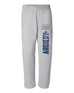 NMB Christian School Archery Open Bottom Sweatpants Design 1