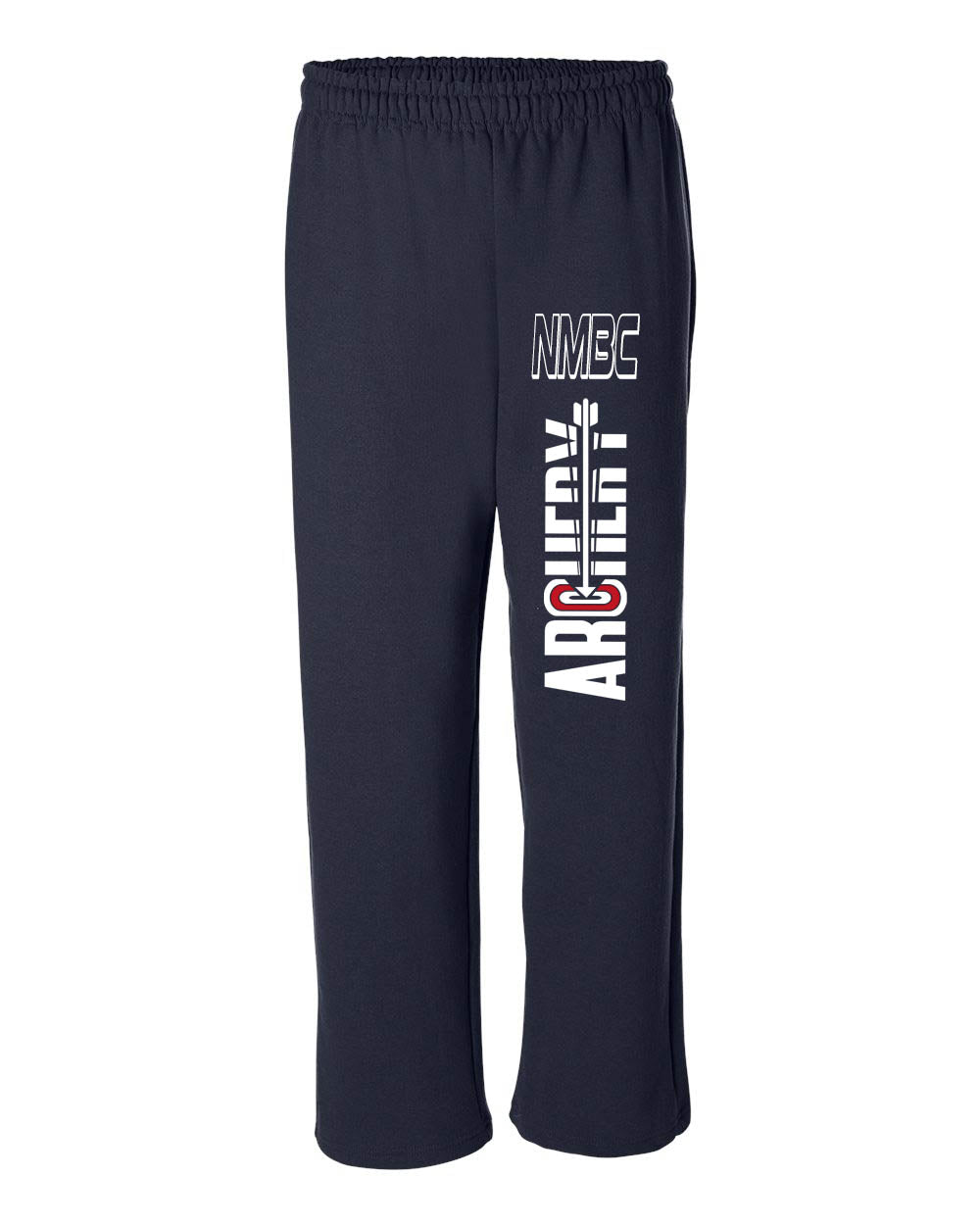 NMB Christian School Archery Open Bottom Sweatpants Design 1
