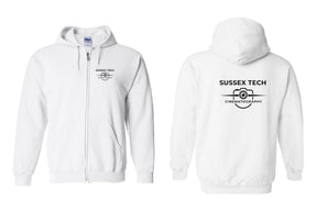 Sussex Tec Film design 3 Zip up Sweatshirt