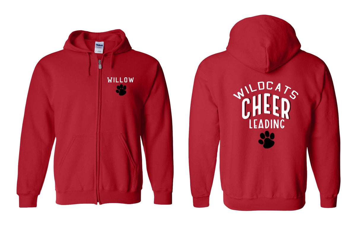 Wildcats Cheer design 5 Zip up Sweatshirt