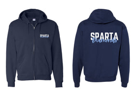 Sparta Diamonds design 3 Zip up Sweatshirt