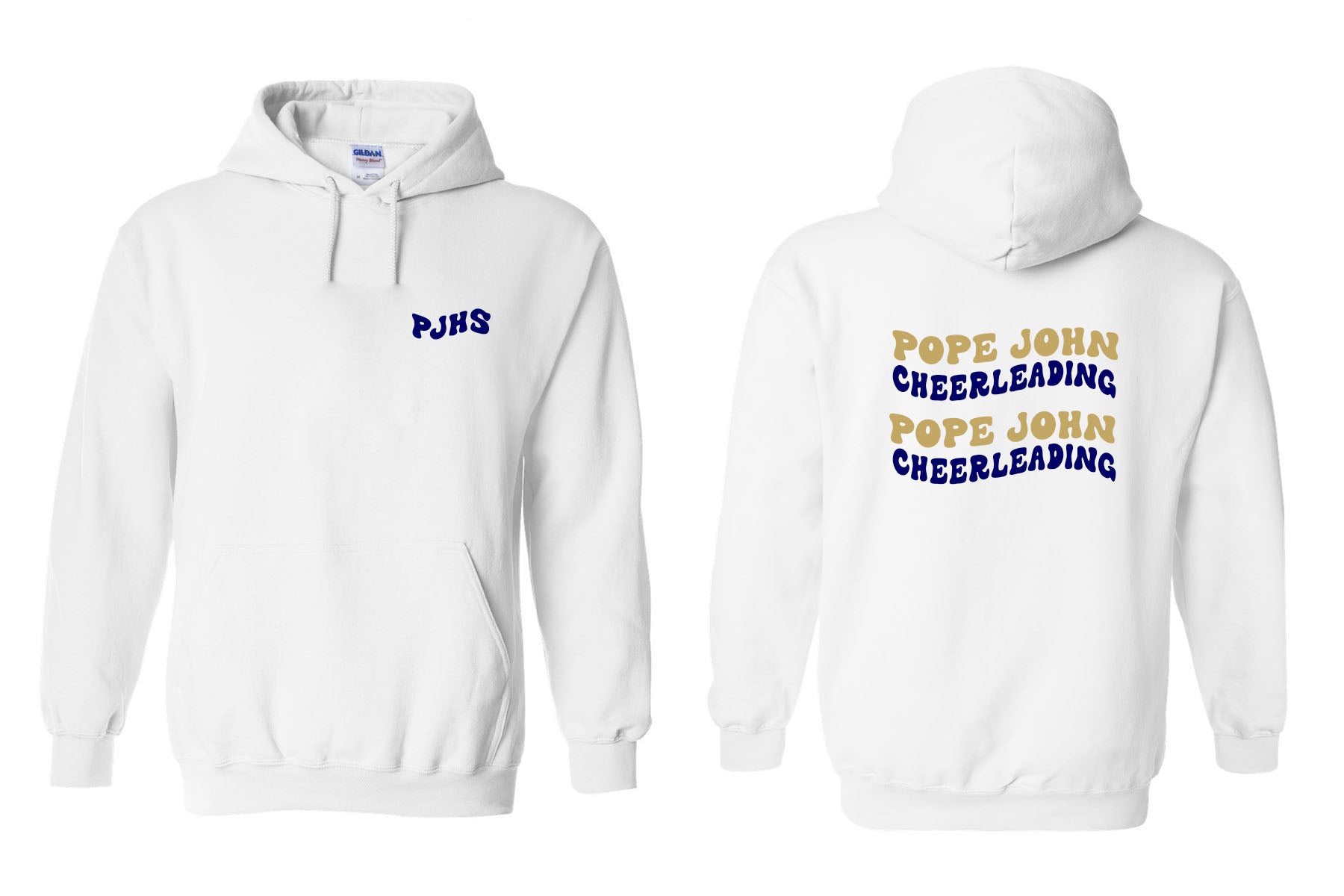 Pope John Cheer Design 6 Hooded Sweatshirt