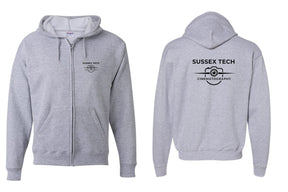 Sussex Tec Film design 3 Zip up Sweatshirt