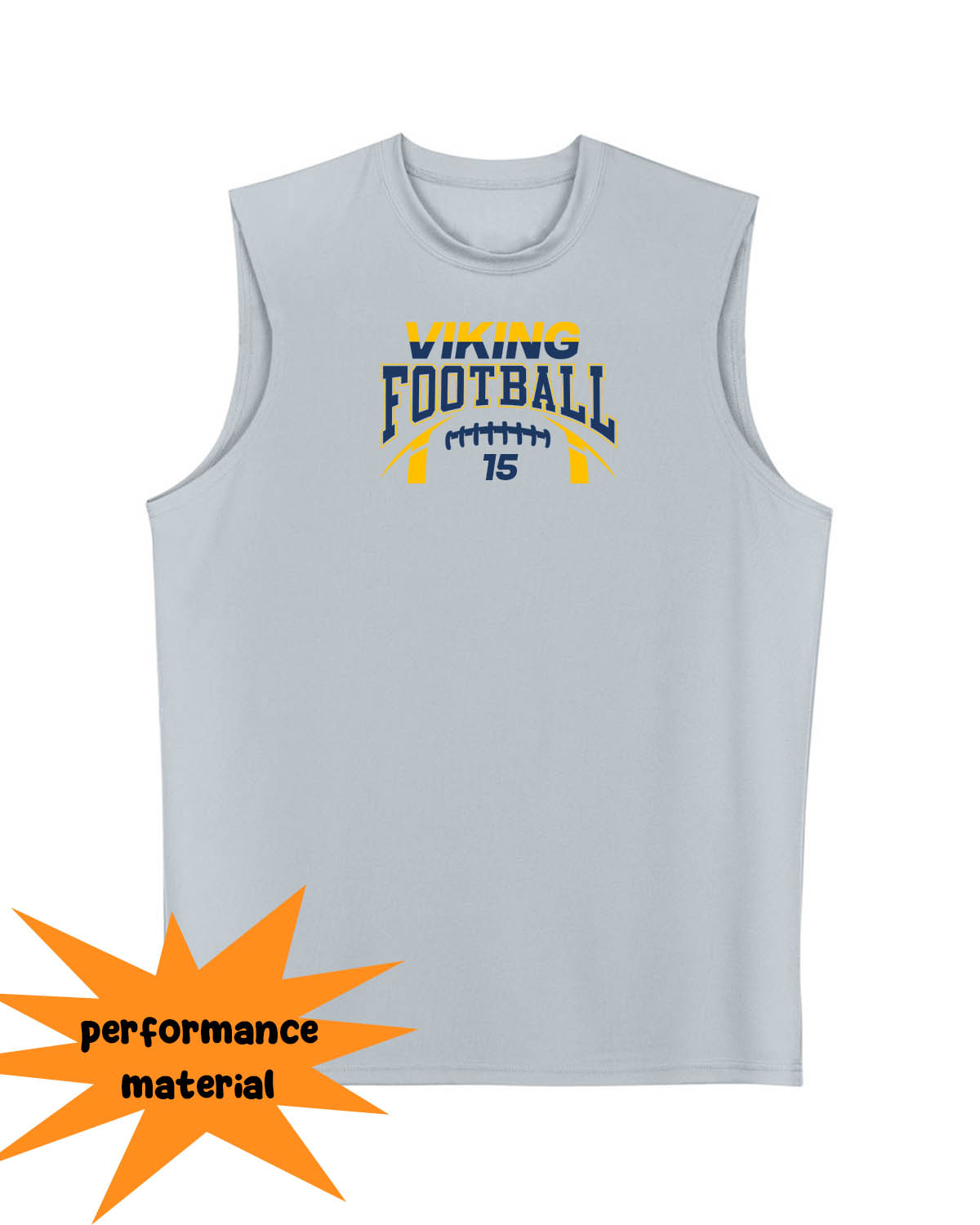 Vikings Football Design 8 Men's Performance Tank Top