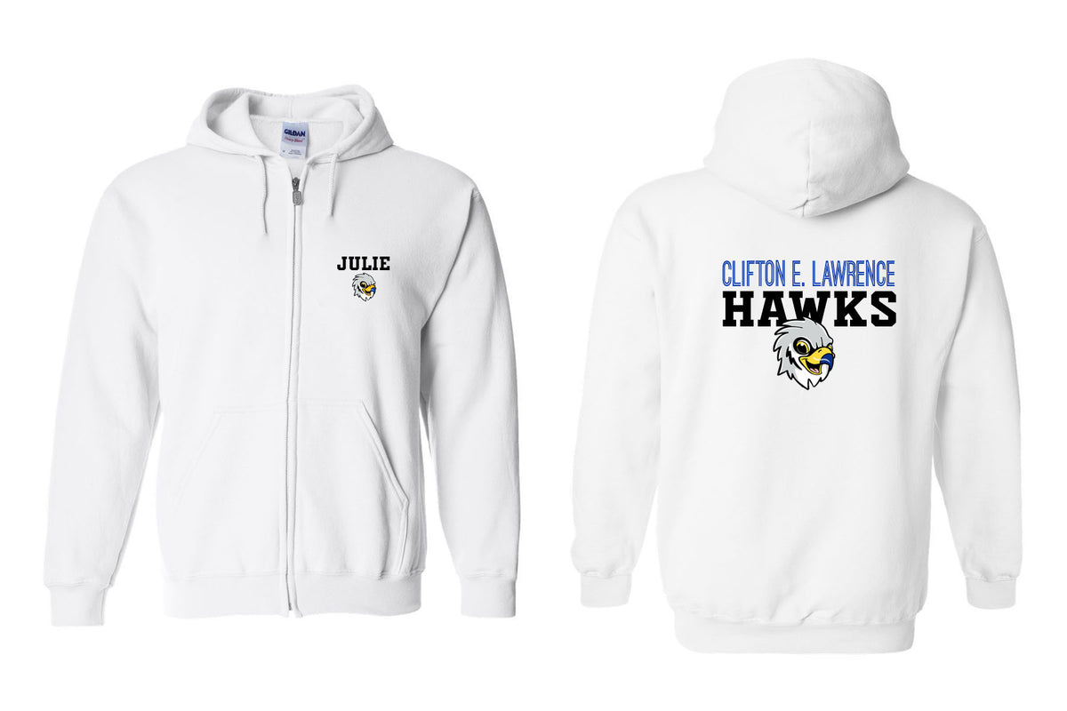 Clifton E. Lawrence design 1 Zip up Sweatshirt