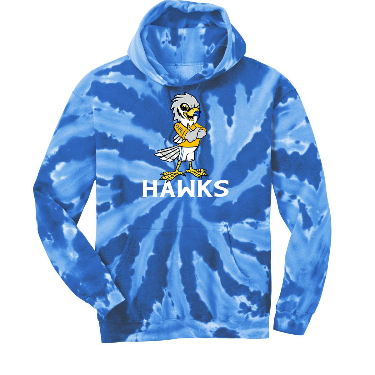 Clifton E. Lawrence Tie-Dye Hooded Sweatshirt Design 2