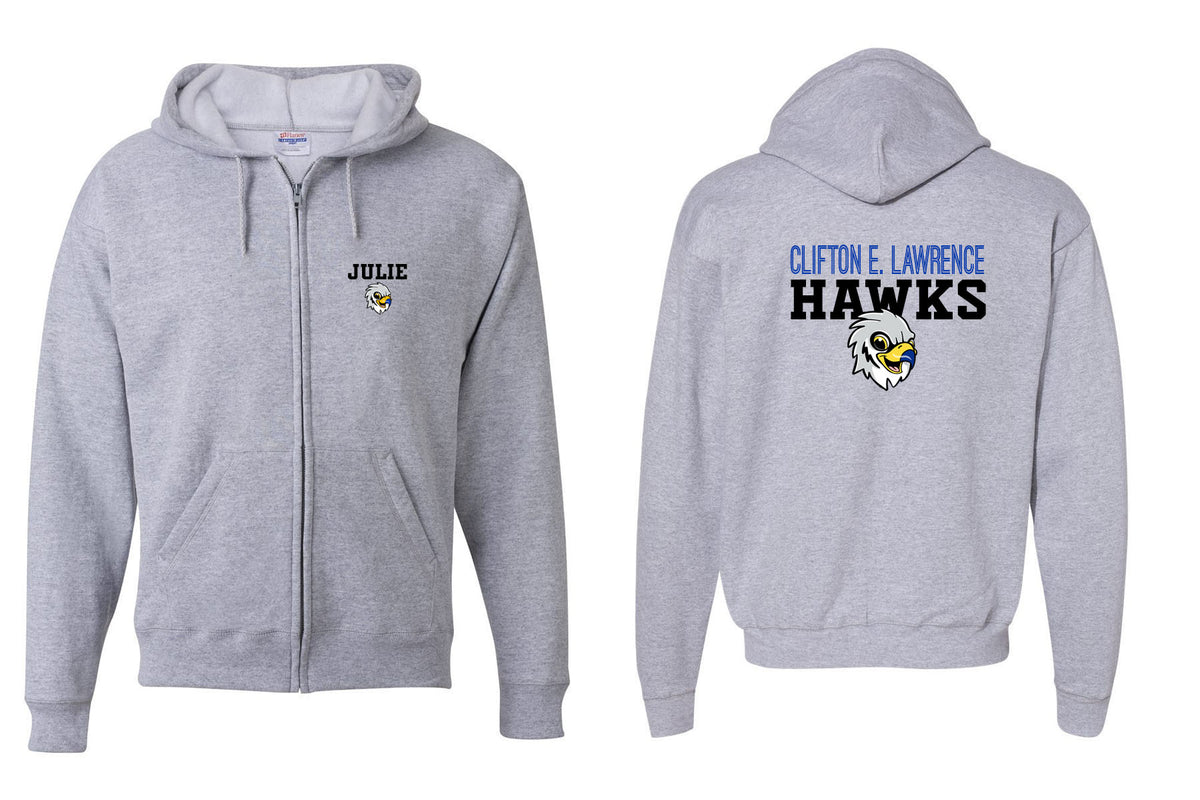 Clifton E. Lawrence design 1 Zip up Sweatshirt