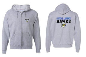 Clifton E. Lawrence design 1 Zip up Sweatshirt
