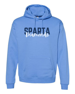 Sparta Diamonds Hooded Sweatshirt Design 3