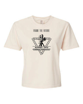 Sussex Tech Film Design 2 crop top