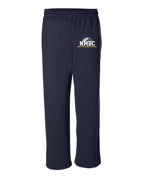 NMB Christian School Spiritwear Open Bottom Sweatpants Design 4