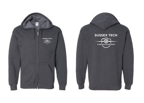 Sussex Tec Film design 3 Zip up Sweatshirt