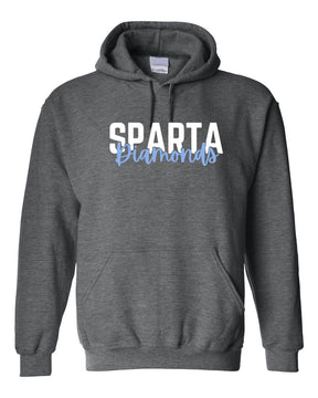 Sparta Diamonds Hooded Sweatshirt Design 3