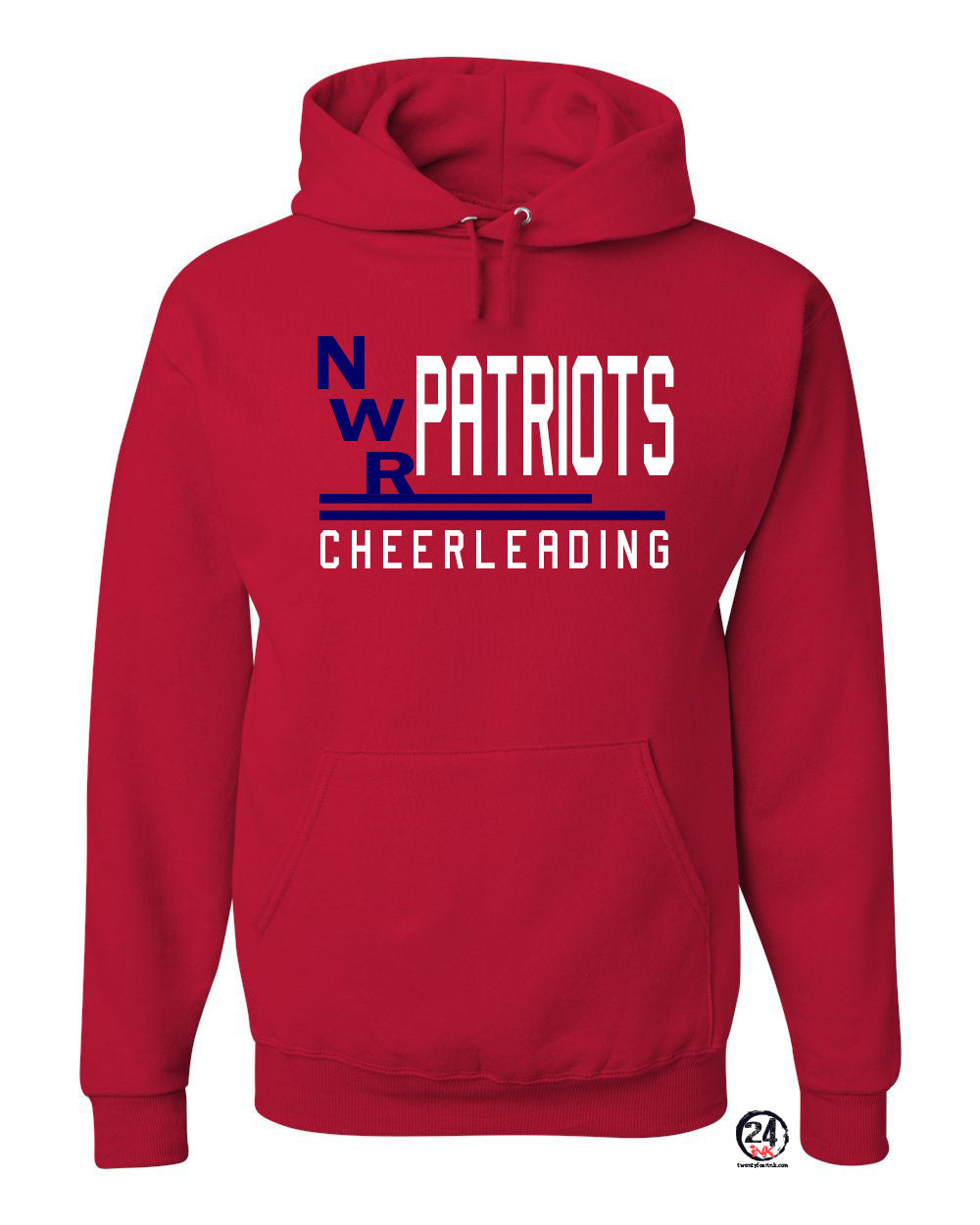 North Warren Cheer Design 1 Hooded Sweatshirt