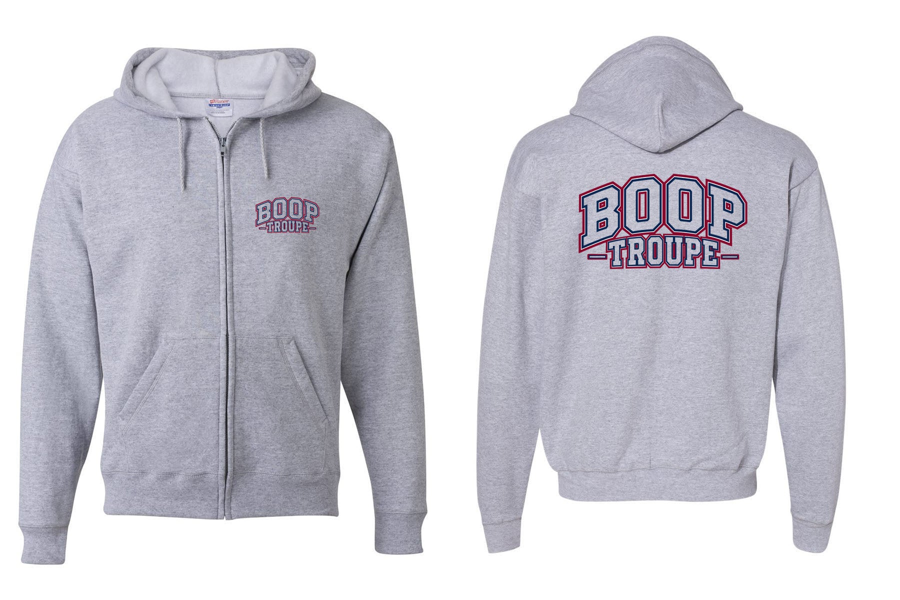 Boop design 2 Zip up Sweatshirt