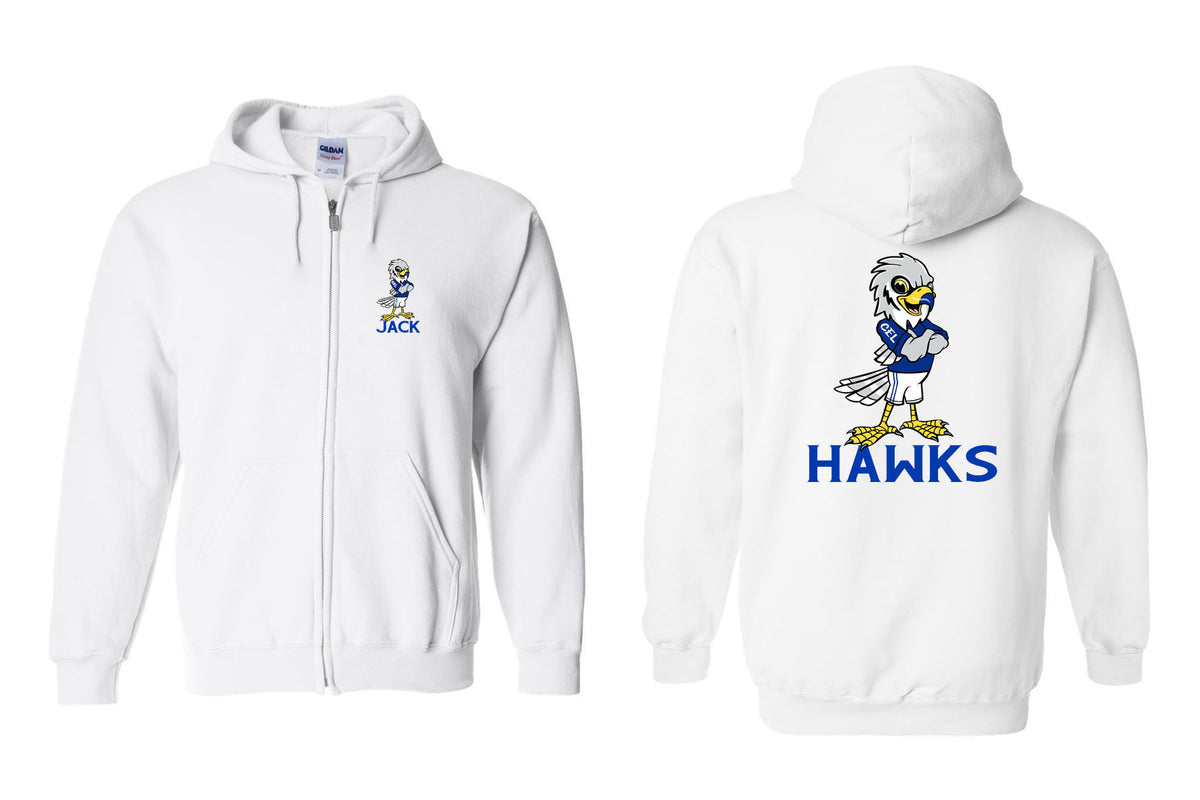 Clifton E. Lawrence design 2 Zip up Sweatshirt