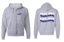 Pope John Cheer Design 6 Zip up Sweatshirt