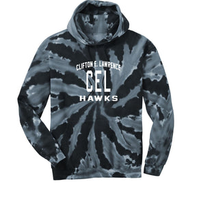 Clifton E. Lawrence Tie-Dye Hooded Sweatshirt Design 3