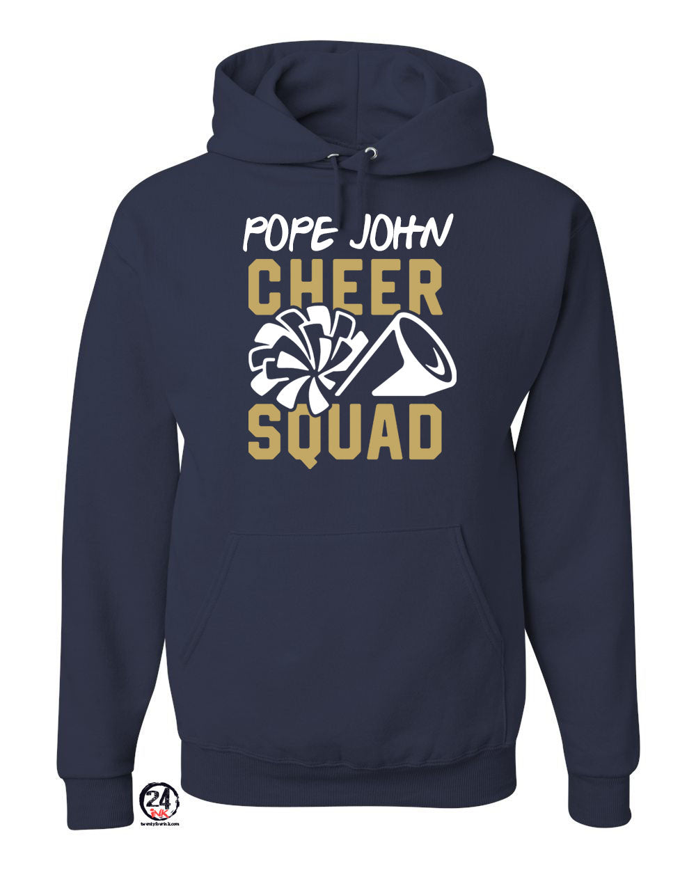 Pope John Cheer Design 9 Hooded Sweatshirt