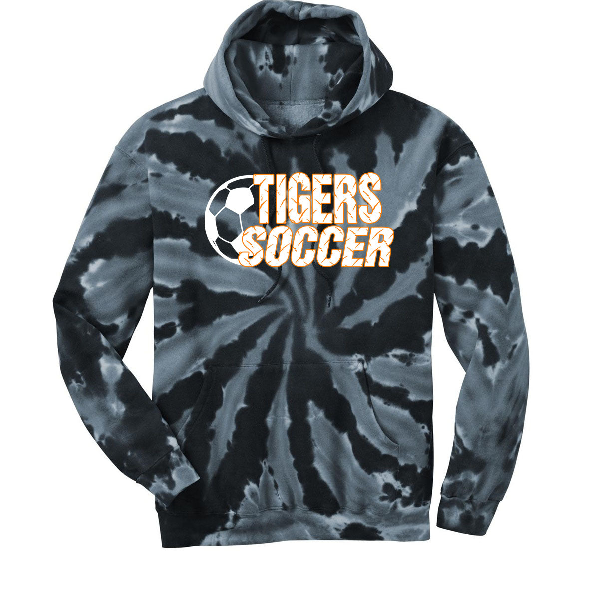 Lafayette Soccer Tie-Dye Hooded Sweatshirt Design 2