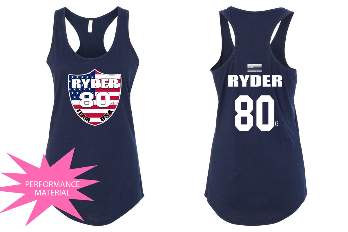 Ryder Wrestling Team USA Performance Racerback Tank Top