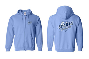 Sparta Diamonds design 2 Zip up Sweatshirt
