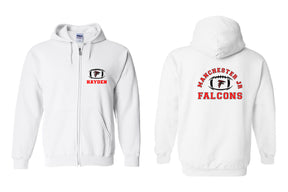 Falcons Football Zip up Sweatshirt Design 1