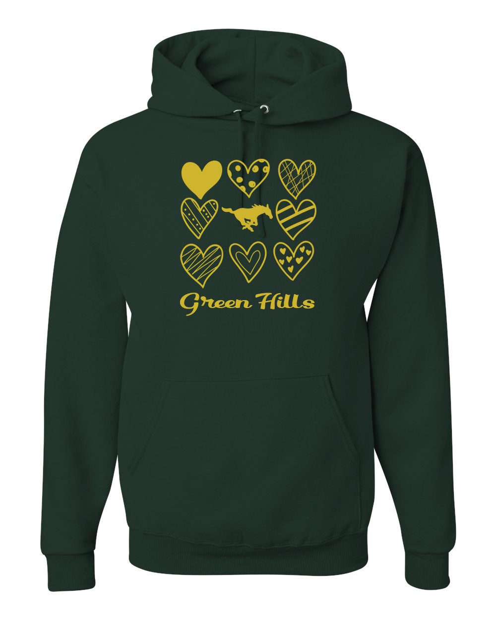 Green Hills Design 18 Hooded Sweatshirt