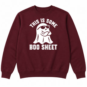 This is some Boo Sheet non hooded sweatshirt