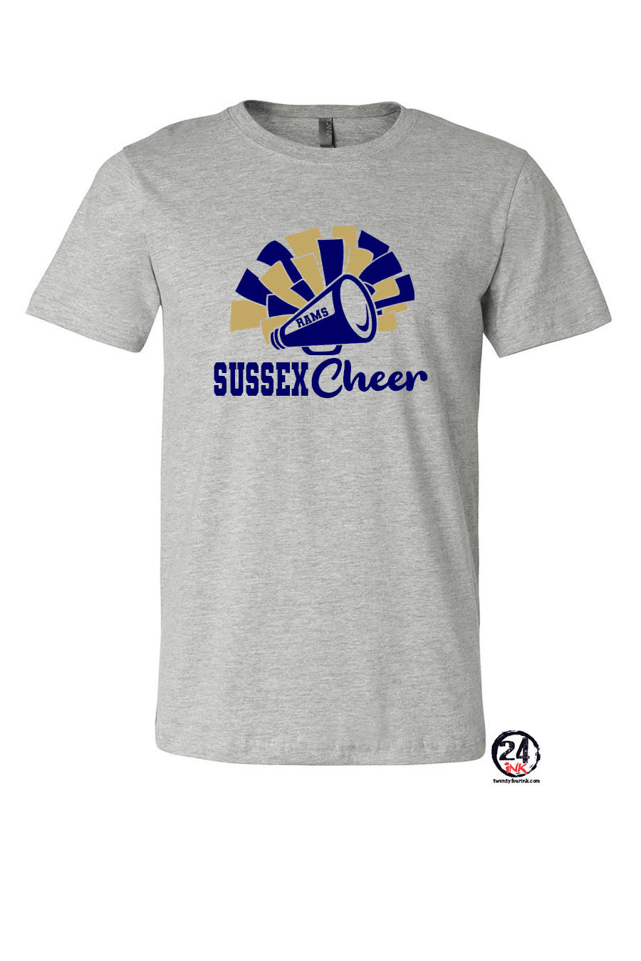 Sussex middle School Cheer design 2 T-Shirt