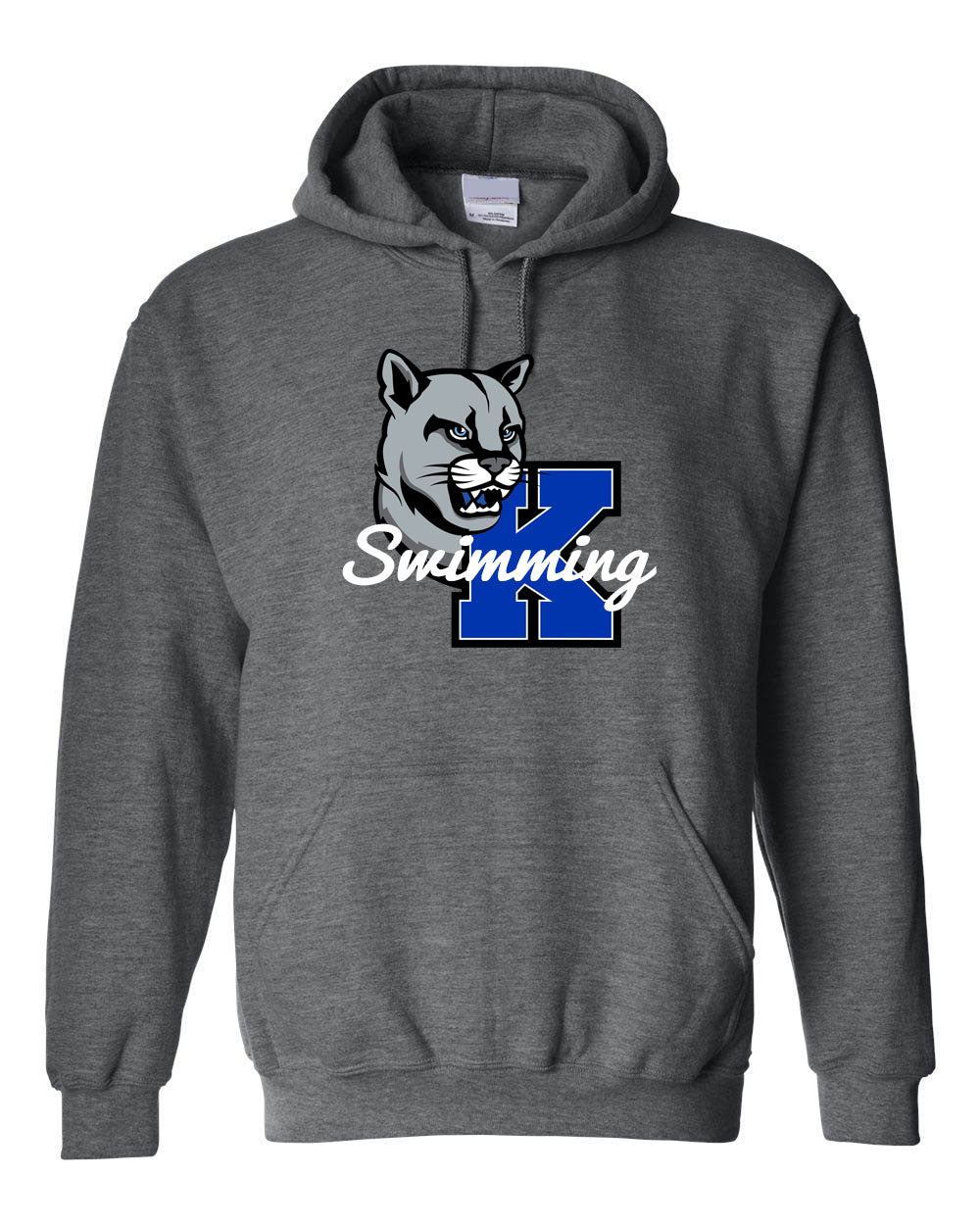 Kittatinny Swimming Design 1 Hooded Sweatshirt
