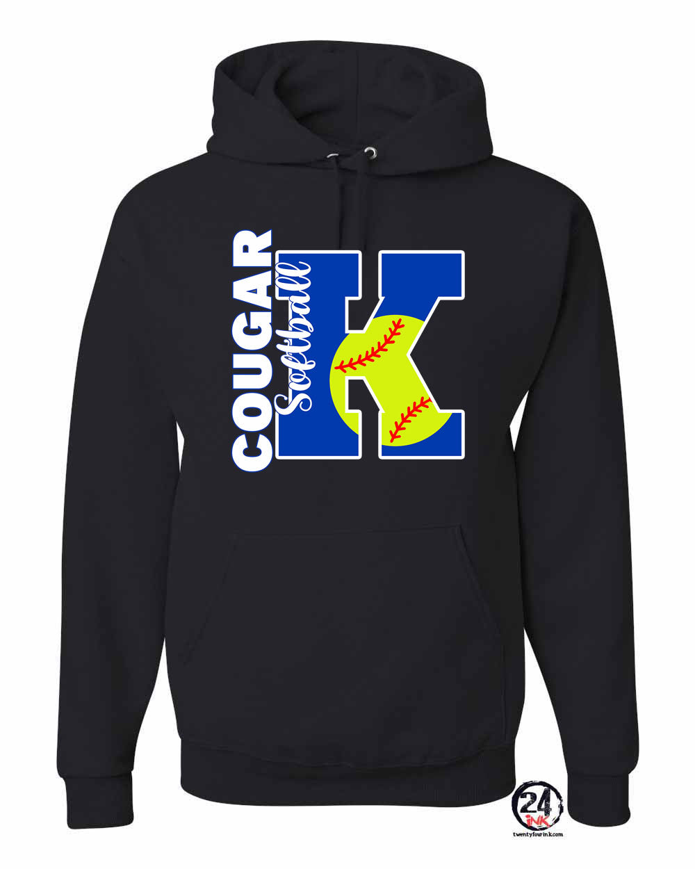 Kittatinny Softball  Design 5 Hooded Sweatshirt