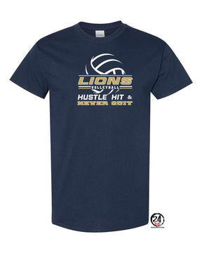 Lions Volleyball T-Shirt Design 1