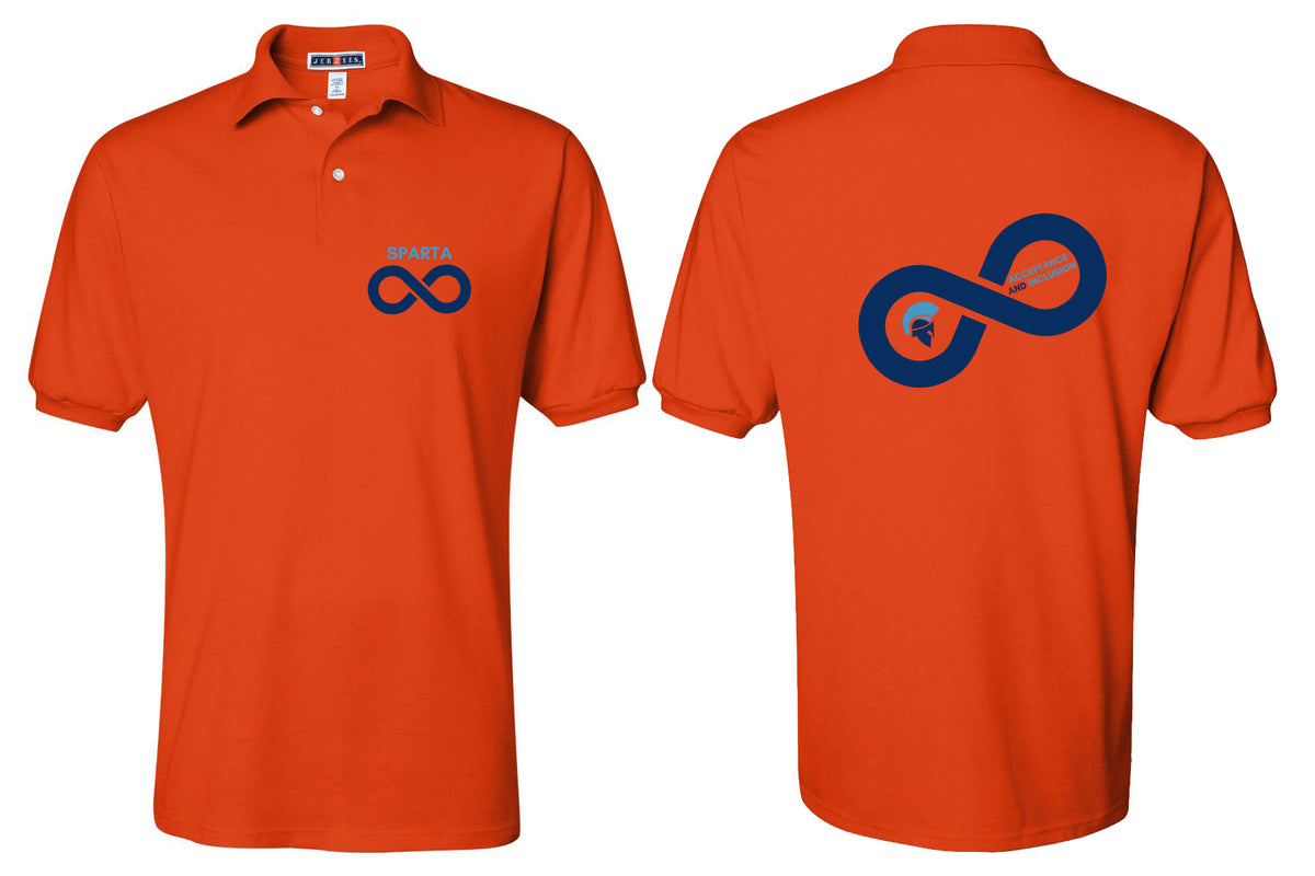 Sparta School Design 2 Autism Polo T-Shirt