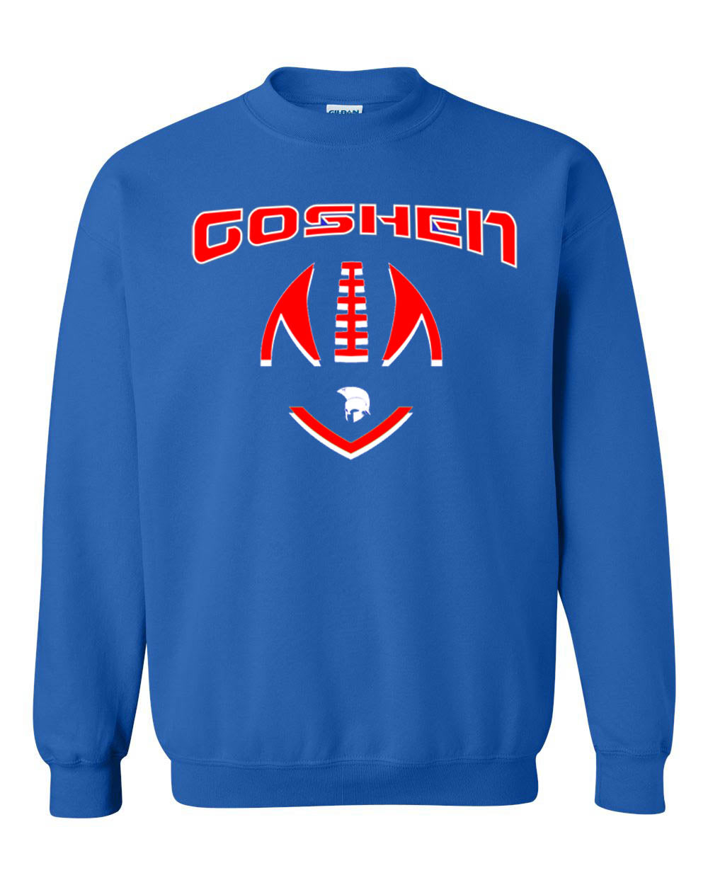 Goshen Football Design 8 non hooded sweatshirt
