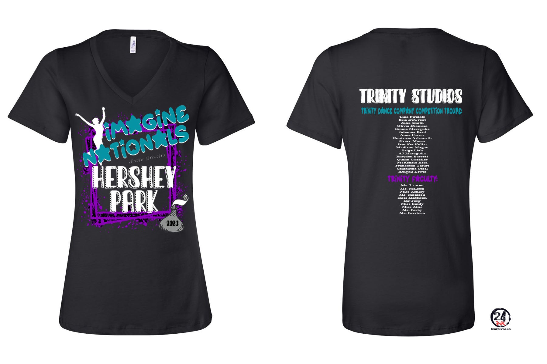 Trinity 2023 Nationals V-neck T-Shirt