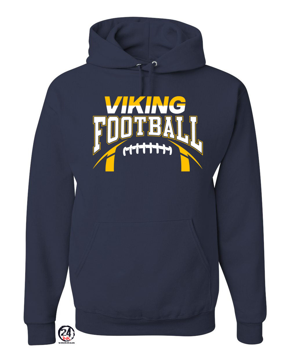 Viking Football Design 8 Hooded Sweatshirt
