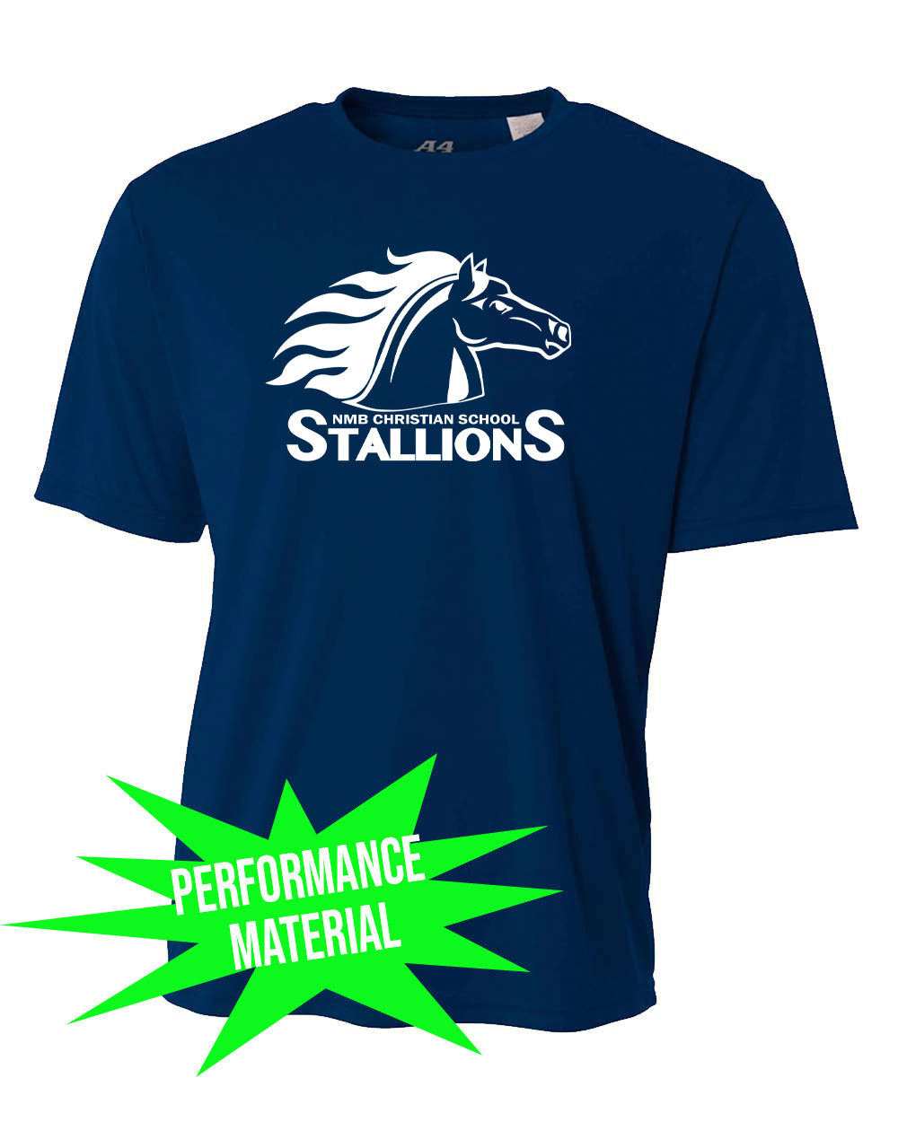 NMB Christian School Uniform Performance Material Shirt Design 1