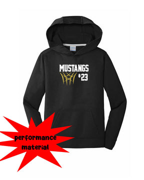 Mustangs Basketball Performance Hooded Sweatshirt Design 8