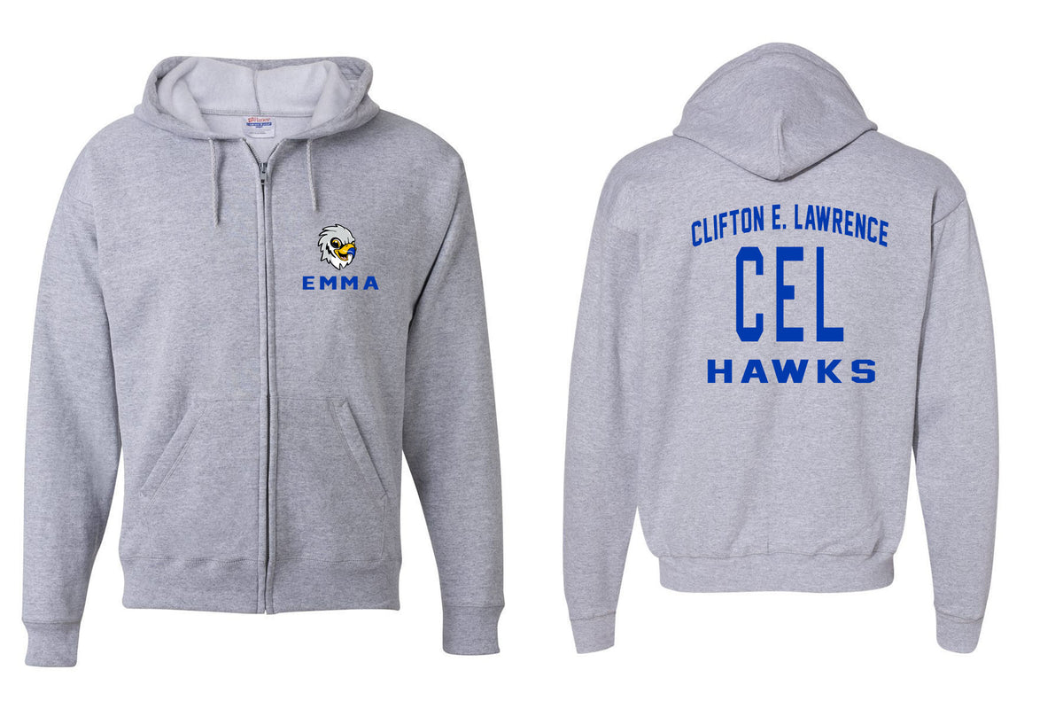 Clifton E. Lawrence design 3 Zip up Sweatshirt